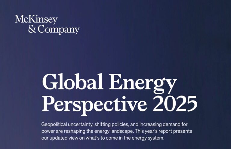 Transizione energetica globale combustibili fossili rinnovabili crescita elettrificazione McKinsey 2025 mix energetico